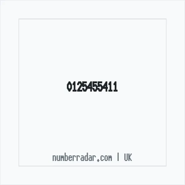 Reverse number check for +44 125455411 — who called me?