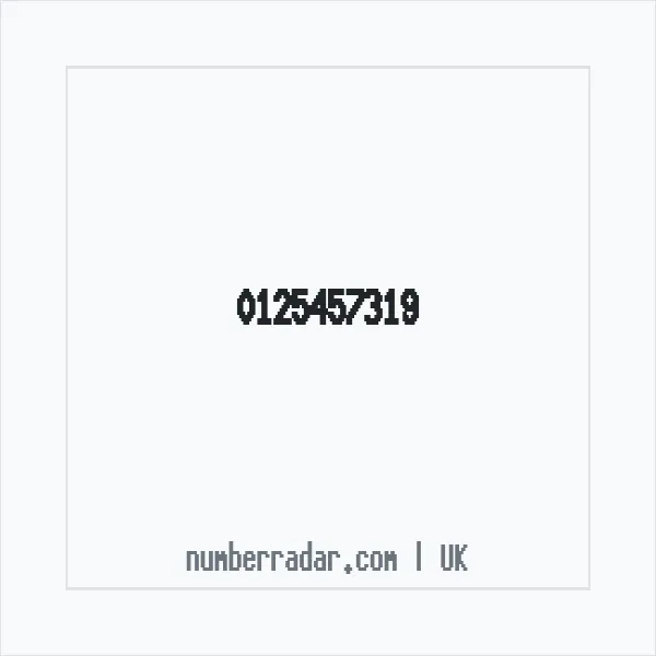 Reverse number check for +44 125457319 — who called me?