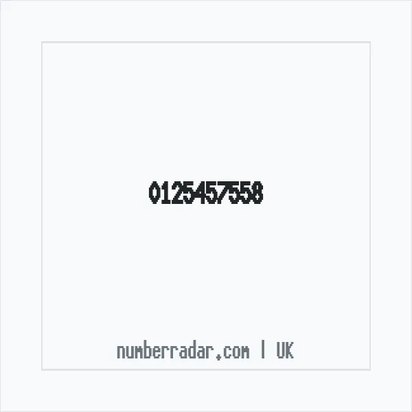 Reverse number check for +44 125457558 — who called me?