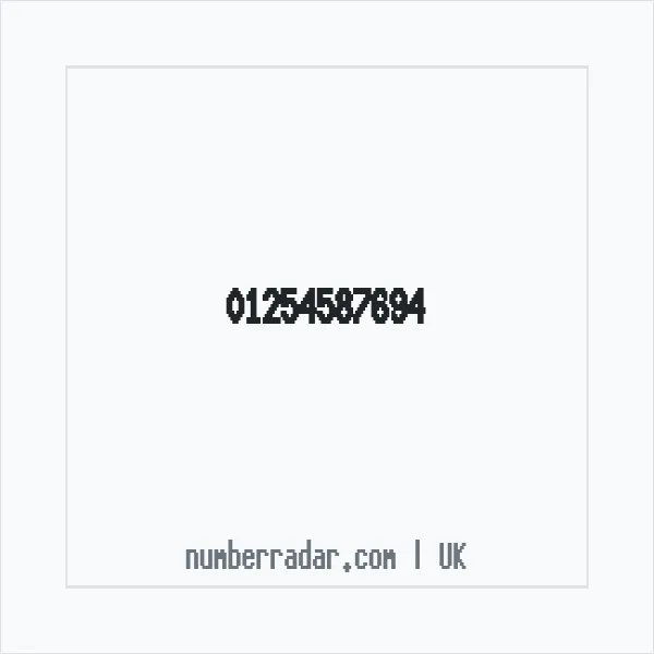 Reverse number check for +44 1254 587694 — who called me?