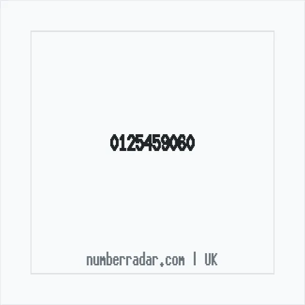 Reverse number check for +44 125459060 — who called me?