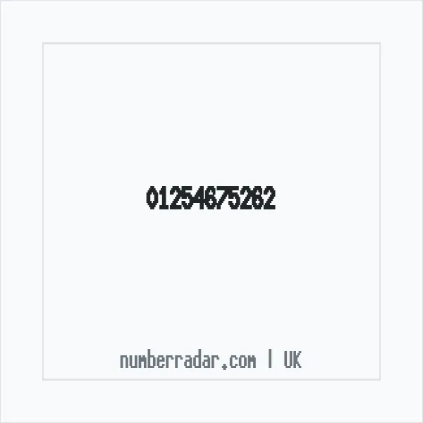 Reverse number check for +44 1254 675262 — who called me?