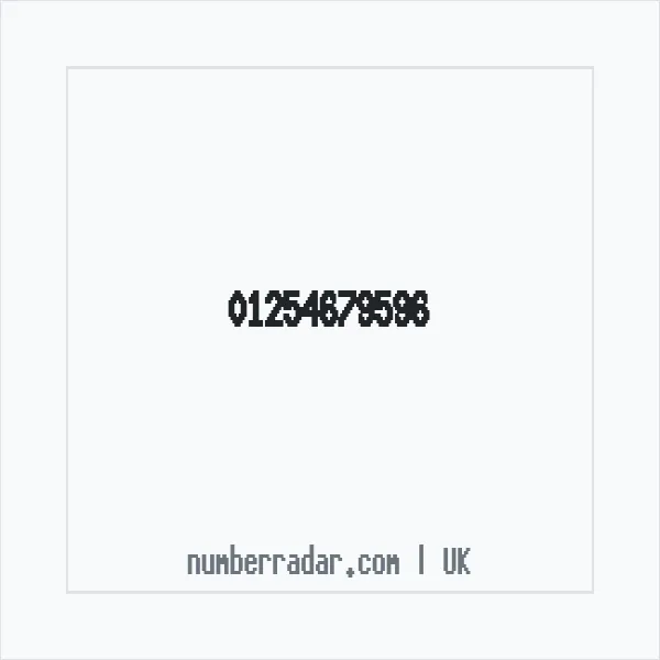 Reverse number check for +44 1254 679596 — who called me?