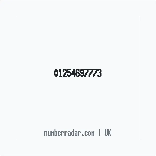 Reverse number check for +44 1254 697773 — who called me?