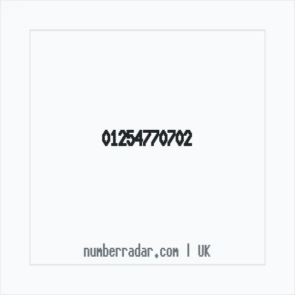Reverse number check for +44 1254 770702 — who called me?
