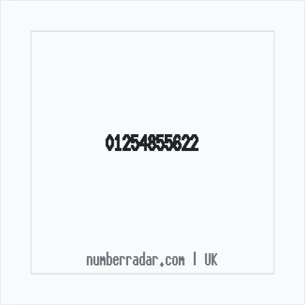 Reverse number check for +44 1254 855622 — who called me?