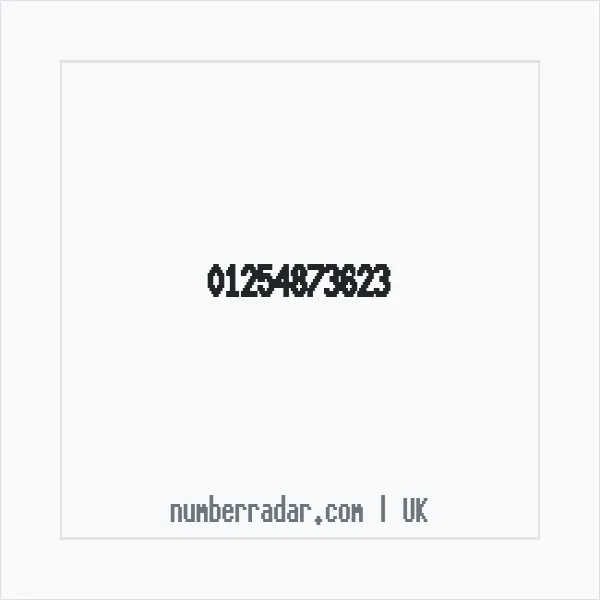 Reverse number check for +44 1254 873623 — who called me?