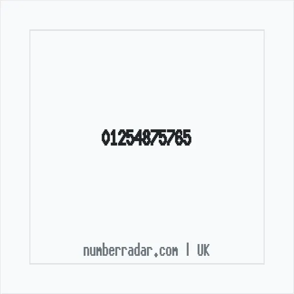 Reverse number check for +44 1254 875765 — who called me?