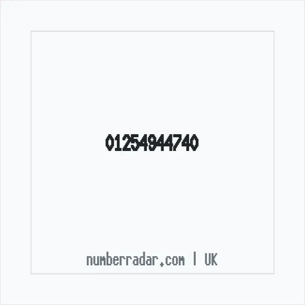 Reverse number check for +44 1254 944740 — who called me?