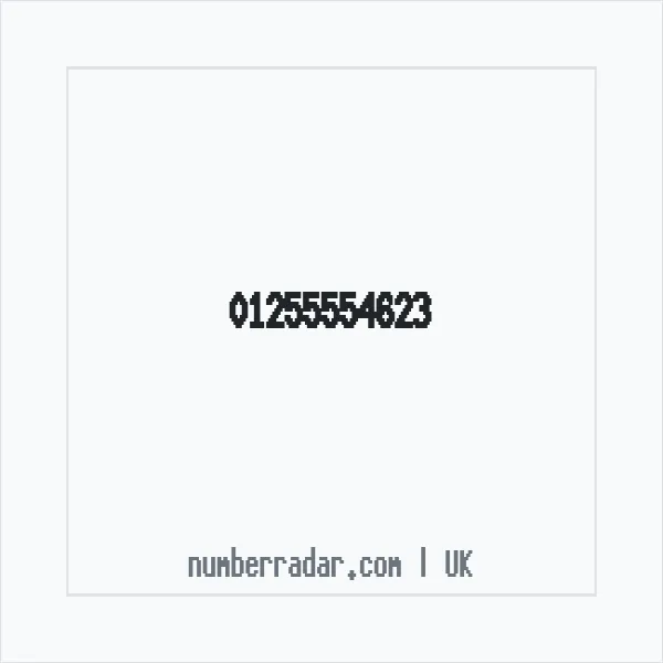 Reverse number check for +44 1255 554623 — who called me?