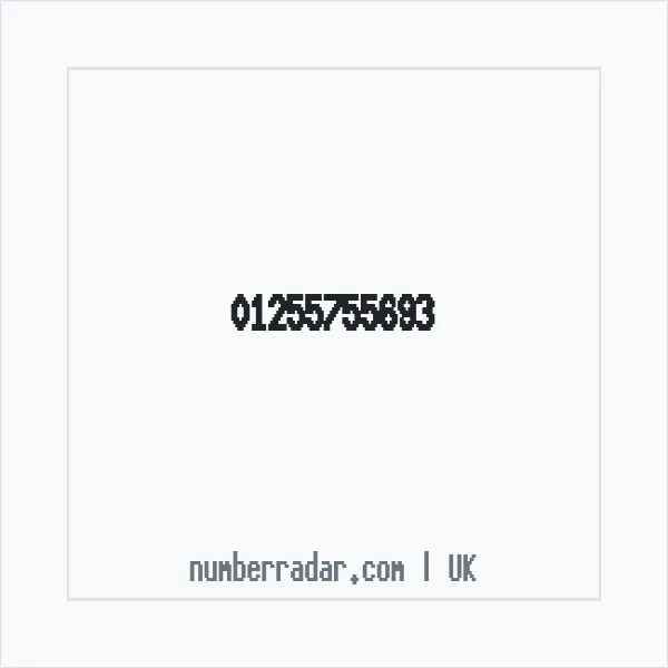 Reverse number check for +44 1255 755693 — who called me?