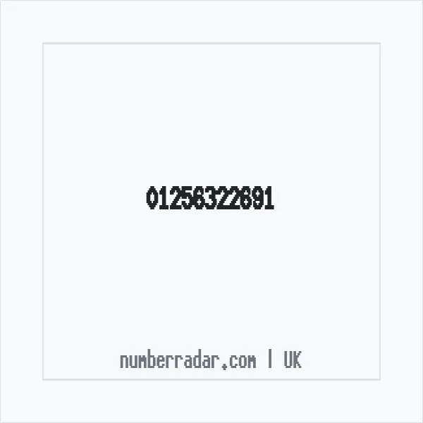 Reverse number check for +44 1256 322691 — who called me?