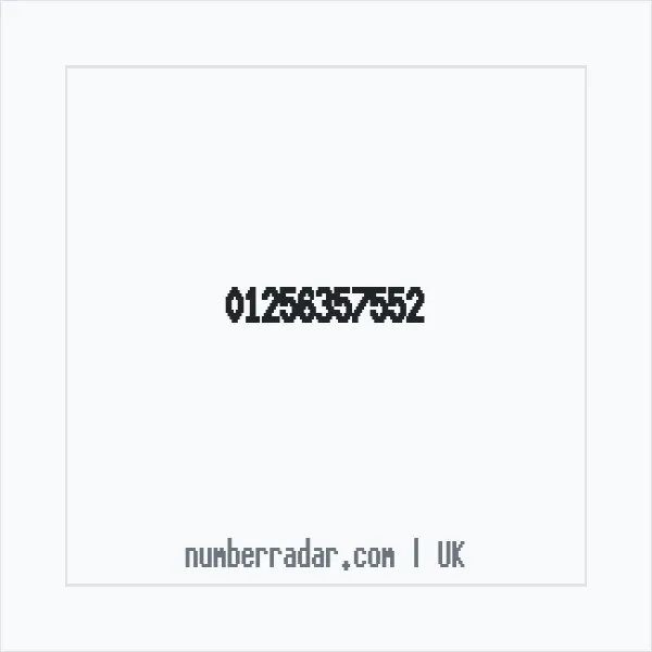 Reverse number check for +44 1256 357552 — who called me?