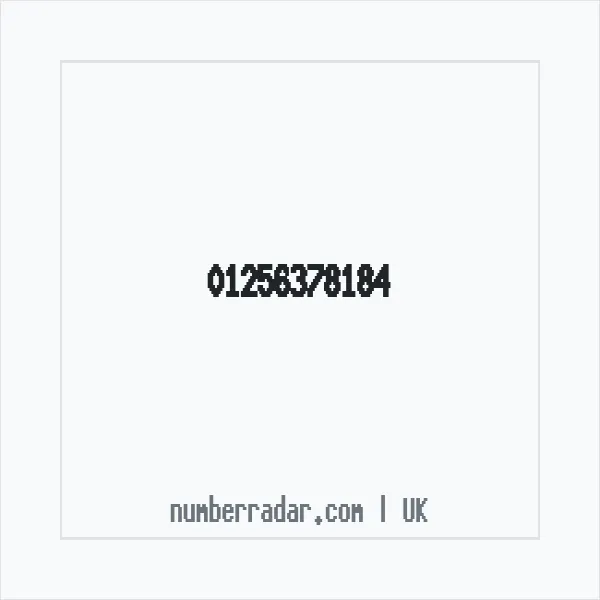 Reverse number check for +44 1256 378184 — who called me?