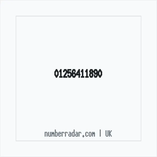 Reverse number check for +44 1256 411890 — who called me?