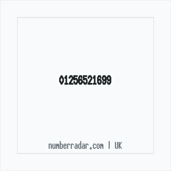 Reverse number check for +44 1256 521699 — who called me?