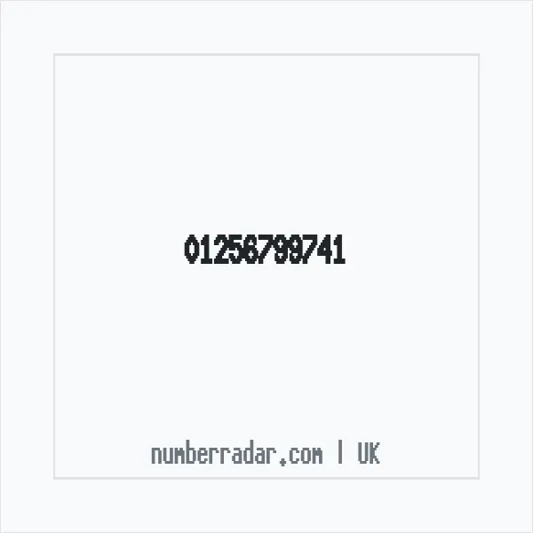Reverse number check for +44 1256 799741 — who called me?