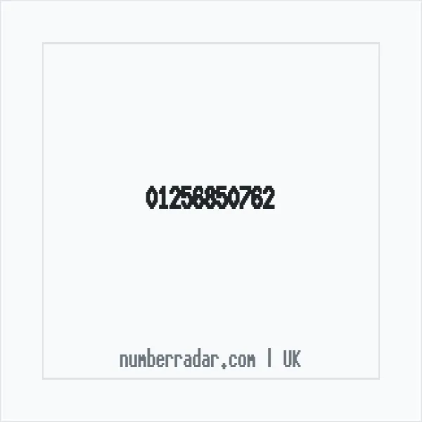 Reverse number check for +44 1256 850762 — who called me?