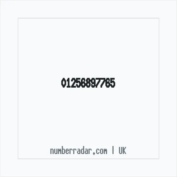 Reverse number check for +44 1256 897765 — who called me?