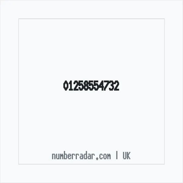 Reverse number check for +44 1258 554732 — who called me?
