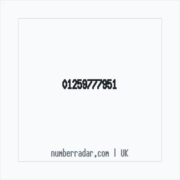 Reverse number check for +44 1259 777951 — who called me?