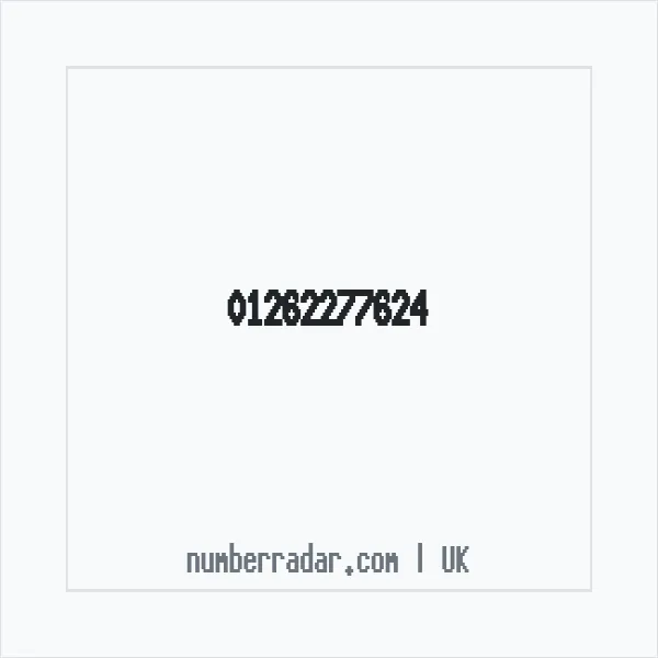 Reverse number check for +44 1262 277624 — who called me?