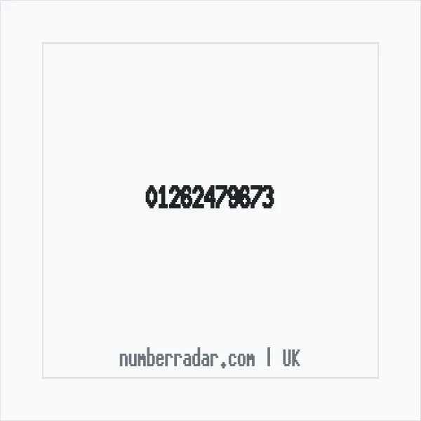 Reverse number check for +44 1262 479673 — who called me?