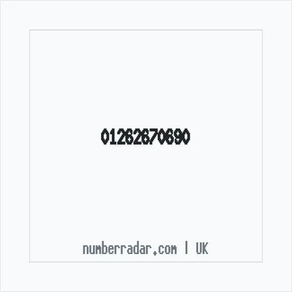 Reverse number check for +44 1262 670690 — who called me?