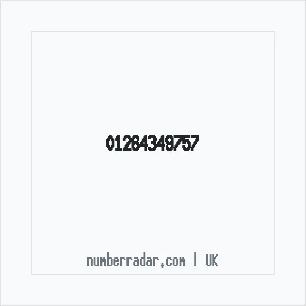 Reverse number check for +44 1264 349757 — who called me?