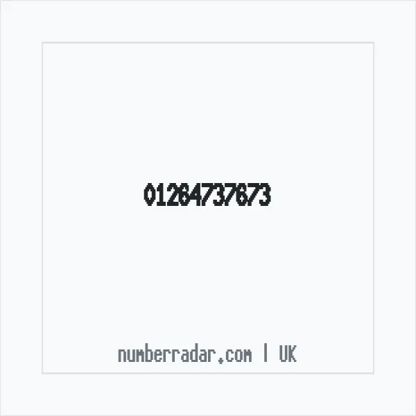 Reverse number check for +44 1264 737673 — who called me?