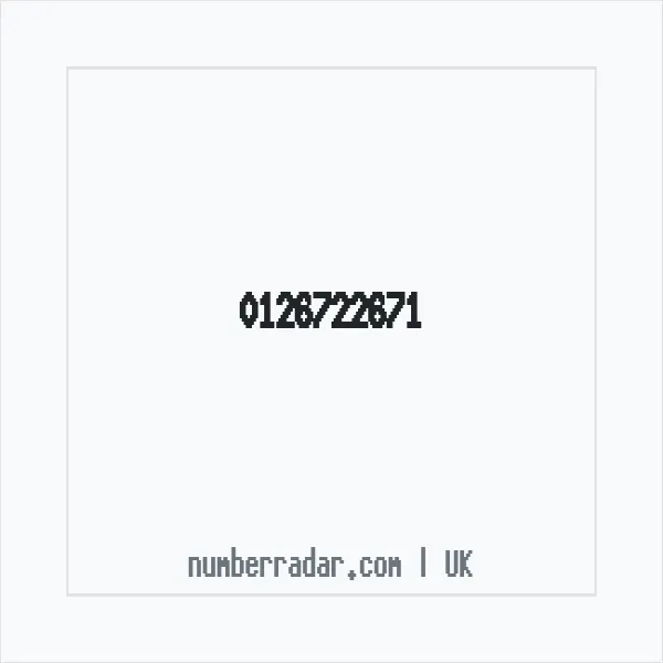 Reverse number check for +44 126722671 — who called me?
