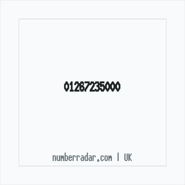Reverse number check for +44 1267 235000 — who called me?