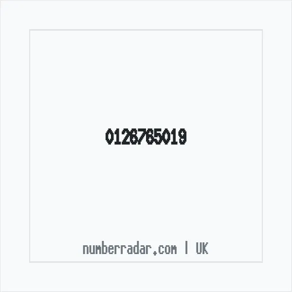 Reverse number check for +44 126765019 — who called me?