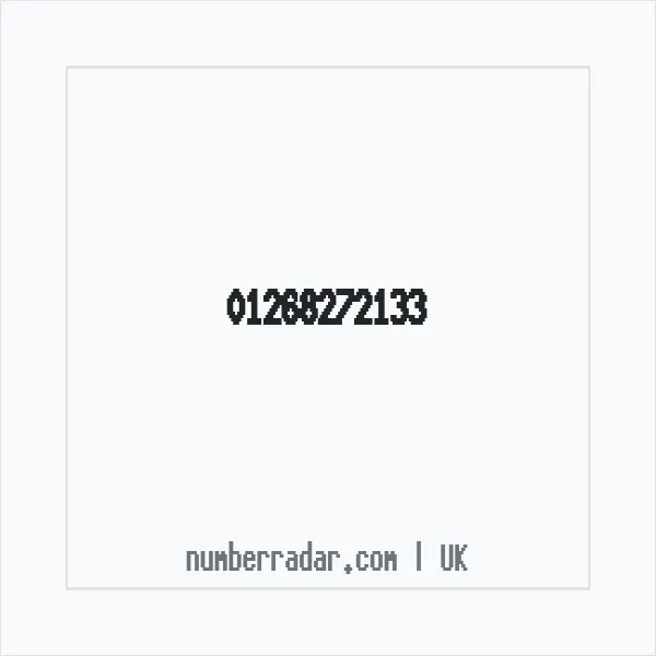 Reverse number check for +44 1268 272133 — who called me?