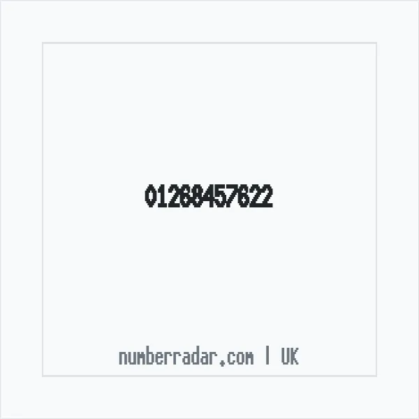Reverse number check for +44 1268 457622 — who called me?