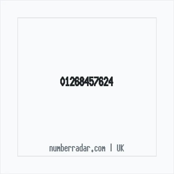Reverse number check for +44 1268 457624 — who called me?