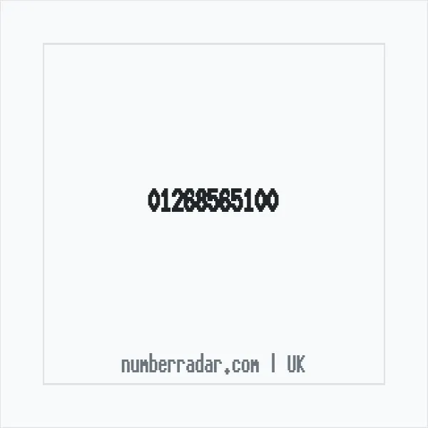Reverse number check for +44 1268 565100 — who called me?