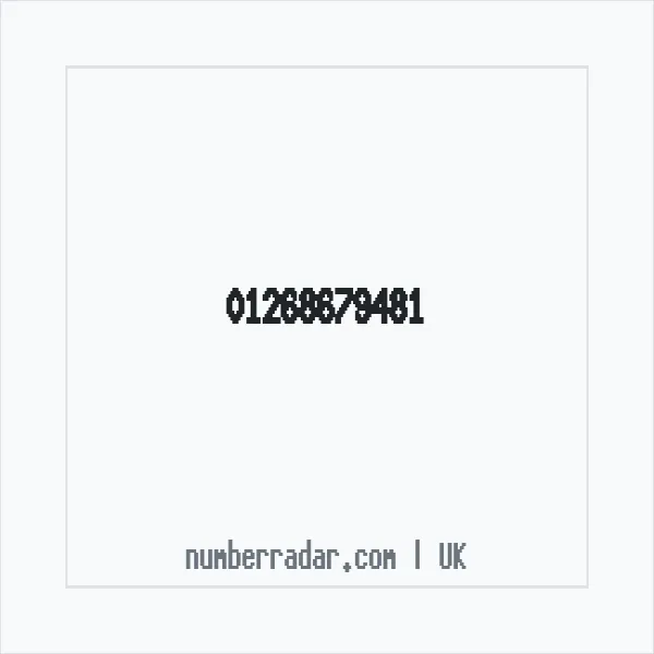 Reverse number check for +44 1268 679481 — who called me?
