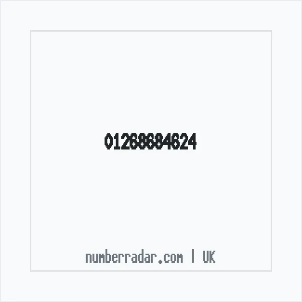 Reverse number check for +44 1268 684624 — who called me?