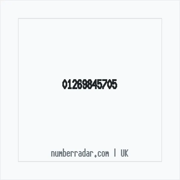 Reverse number check for +44 1269 845705 — who called me?