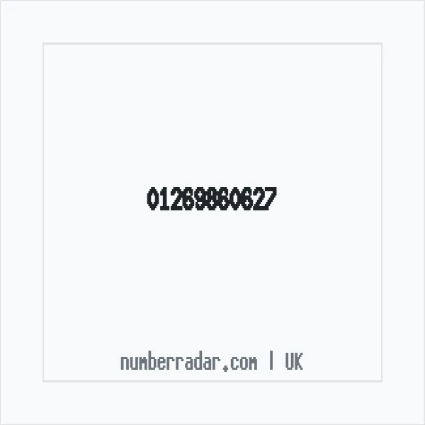 Reverse number check for +44 1269 860627 — who called me?