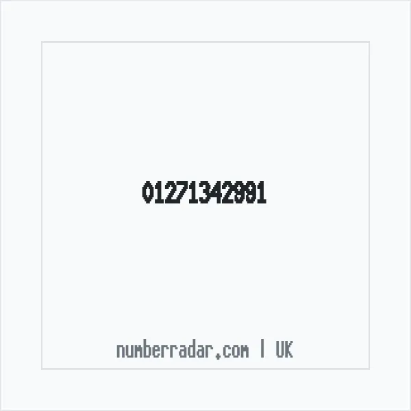 Reverse number check for +44 1271 342991 — who called me?