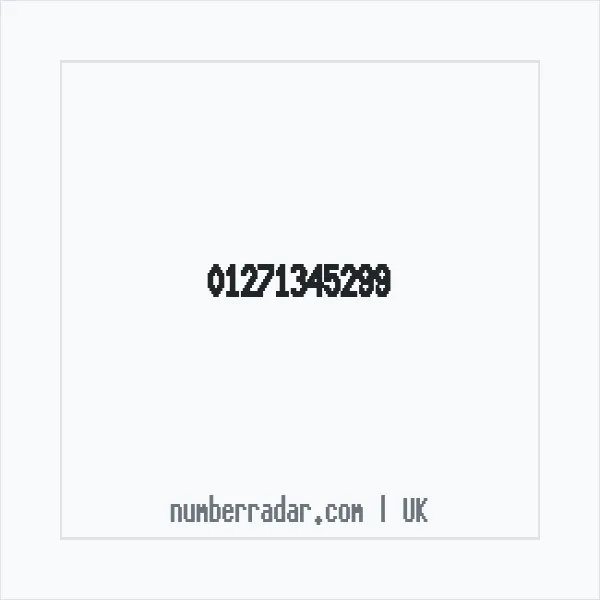 Reverse number check for +44 1271 345299 — who called me?