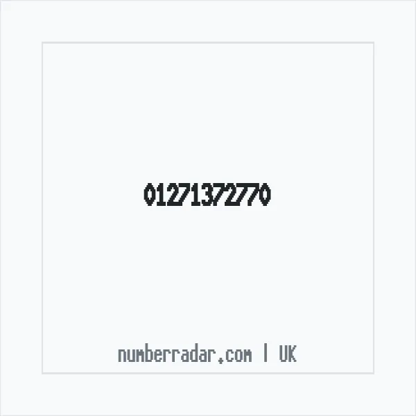 Reverse number check for +44 1271 372770 — who called me?