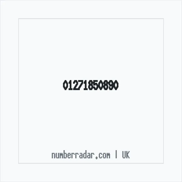 Reverse number check for +44 1271 850890 — who called me?