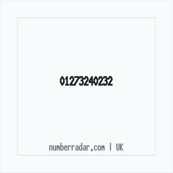 Reverse number check for +44 1273 240232 — who called me?