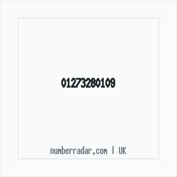 Reverse number check for +44 1273 280109 — who called me?