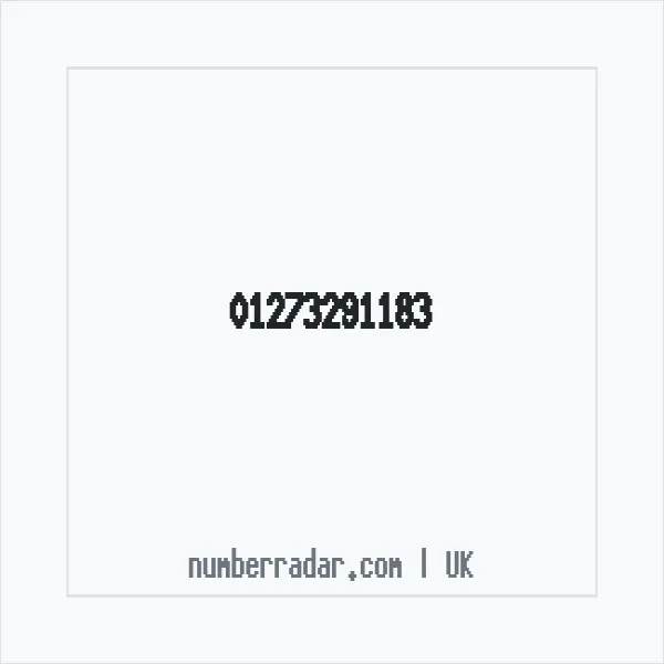 Reverse number check for +44 1273 291183 — who called me?