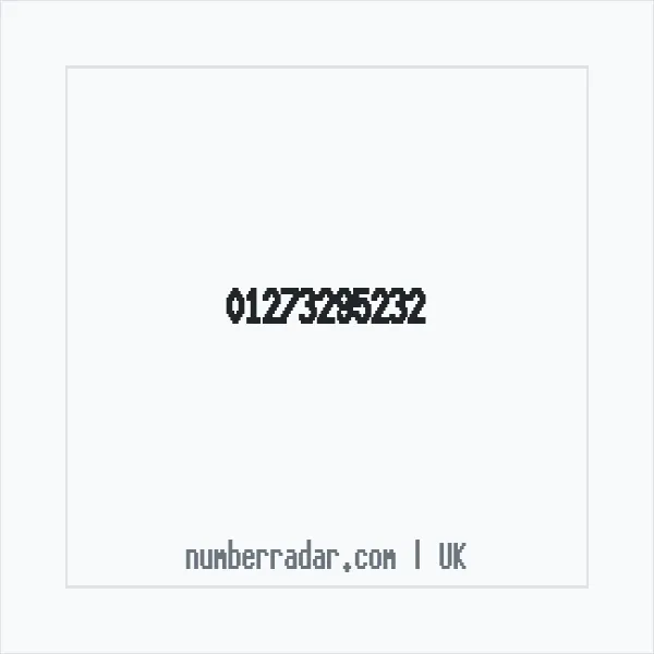 Reverse number check for +44 1273 295232 — who called me?