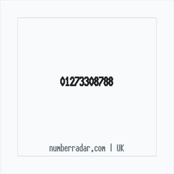 Reverse number check for +44 1273 308788 — who called me?